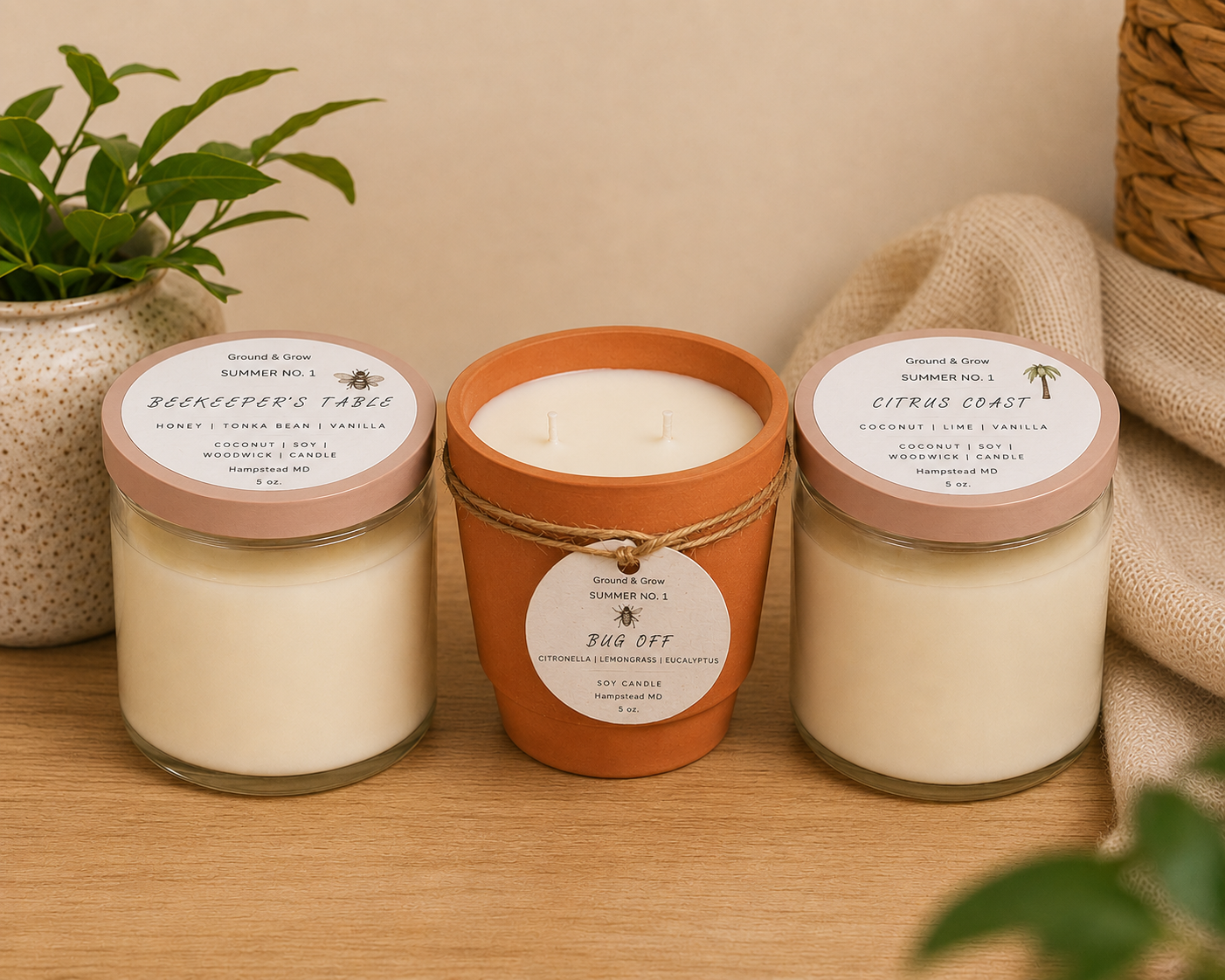 Beekeepers Table Candle