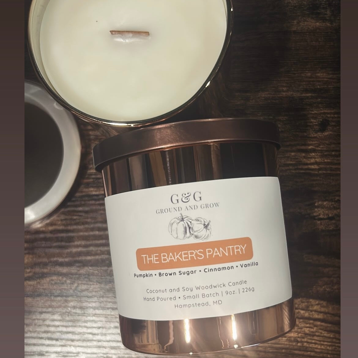 The Baker's Pantry Pumpkin Vanilla Candle