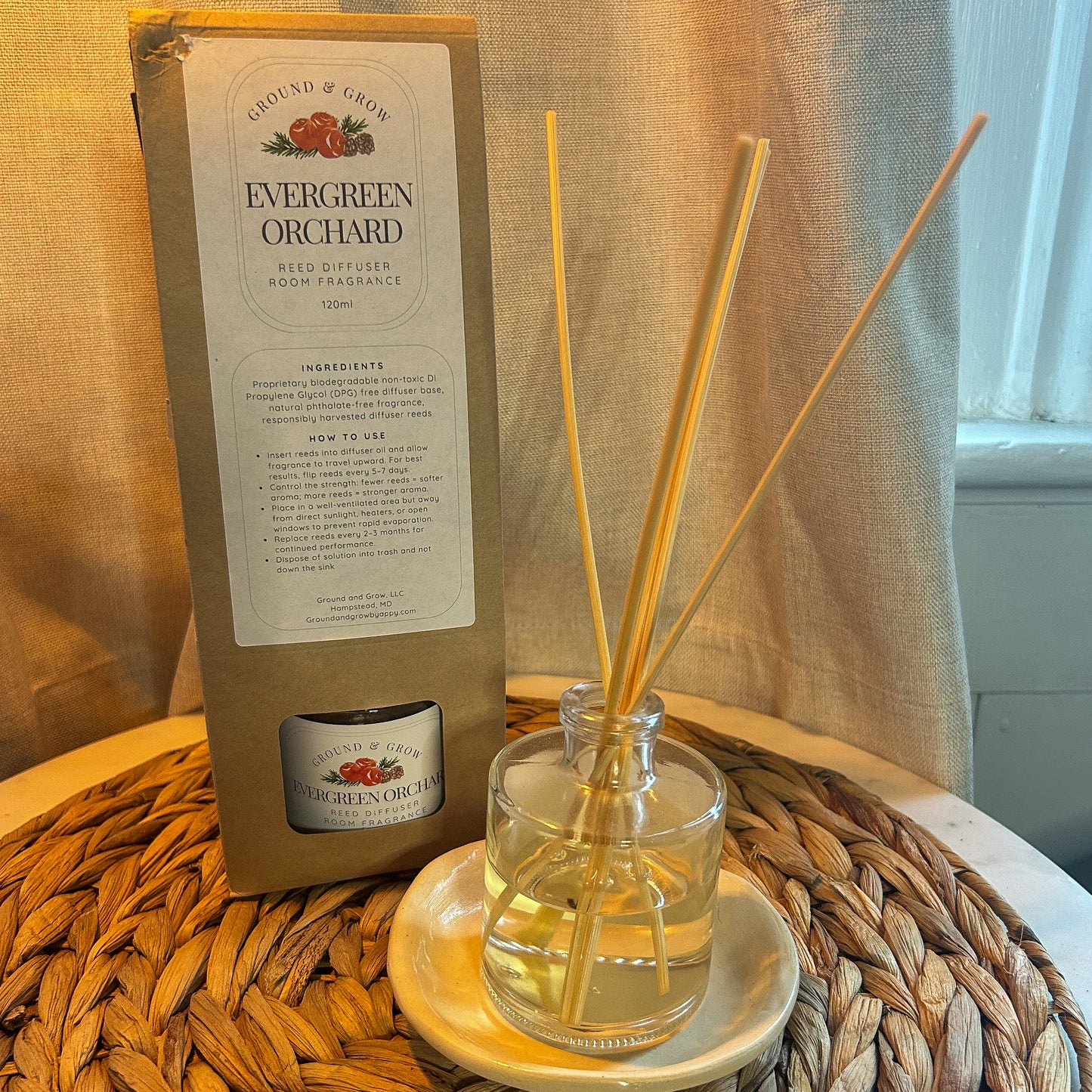 Evergreen Orchard Reed Diffuser