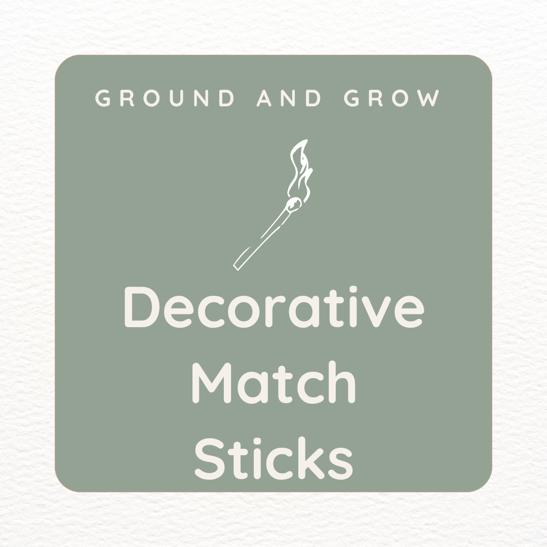 Match Stick Decorative Jar