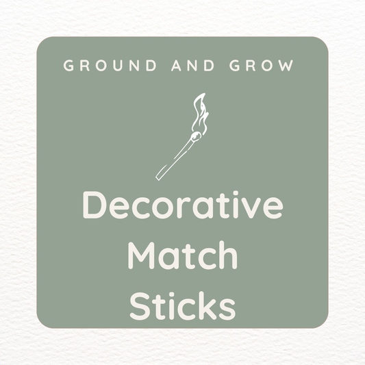 Match Stick Decorative Jar