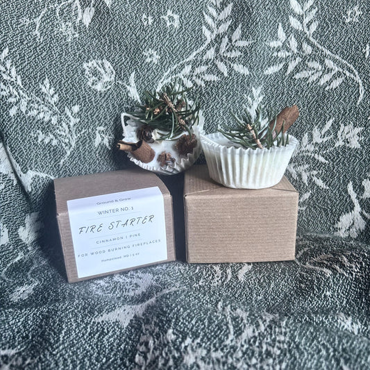 Winter No. 1 Fire Starters (Cinnamon + Pine)