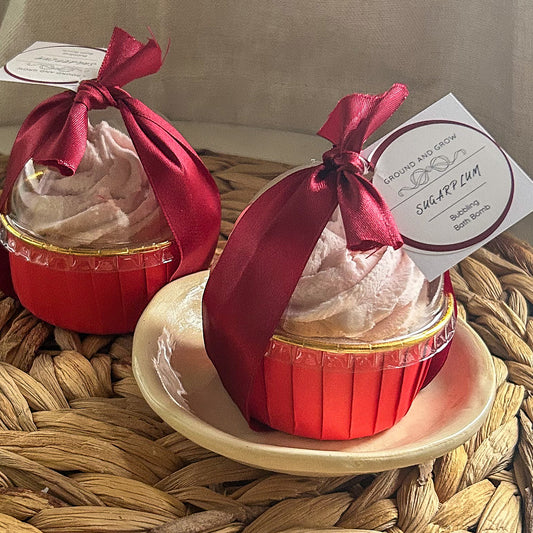 Sugarplum Bath Bomb Cupcake