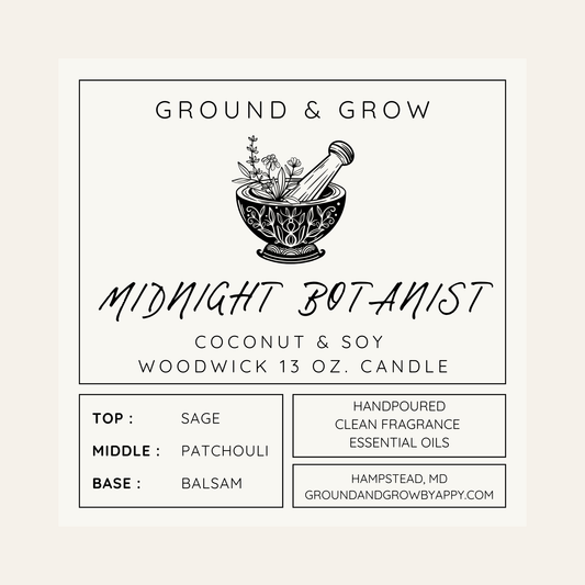 The Midnight Botanist Candle